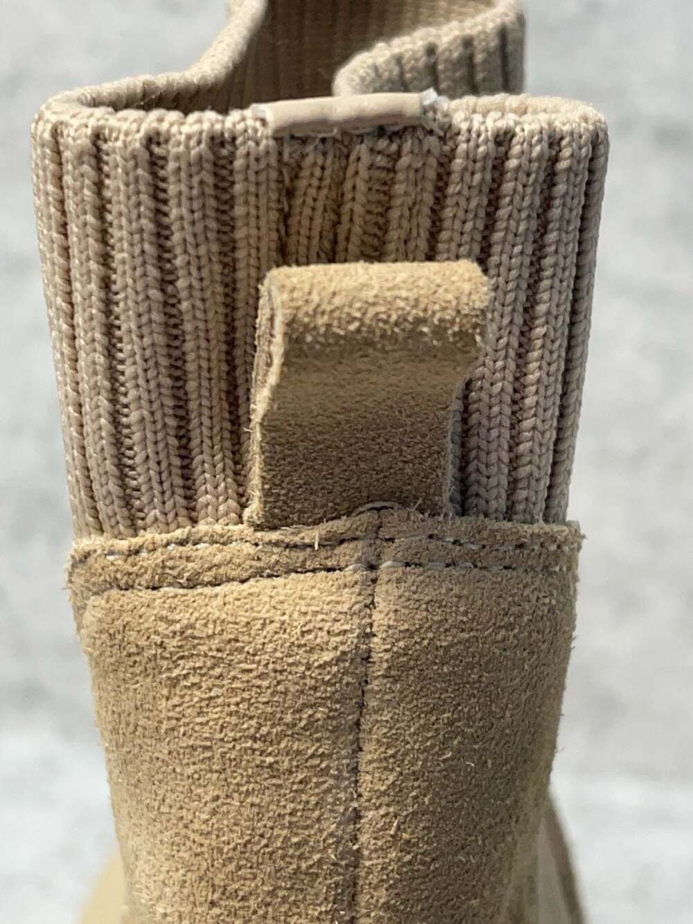 Size 7.5 Steve Madden Tan Suede Lug Sole Chelsea Ankle Boots - Picture 9 of 12